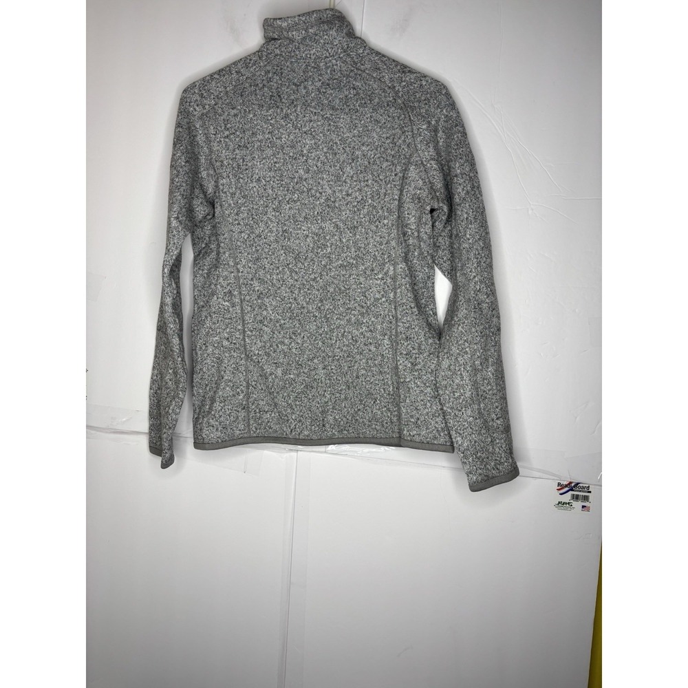 Patagonia Women's Medium ‎ 1/4 Zip Fleece Jacket Gray Sorority Embroidered K/D - Picture 7 of 11